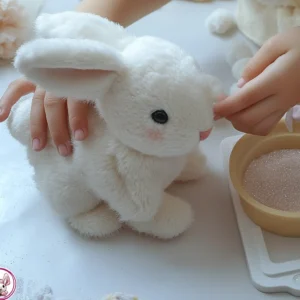 Lifelike Bunny Toy: Hops, Twitches, and Wiggles for Endless Fun & Companionship