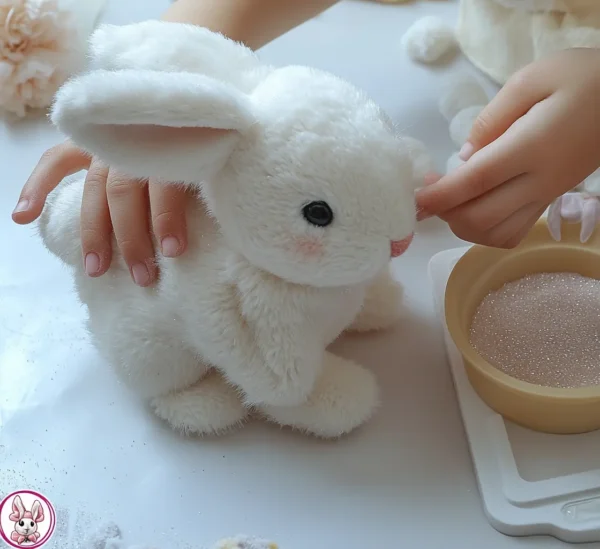 Lifelike Bunny Toy: Hops, Twitches, and Wiggles for Endless Fun & Companionship